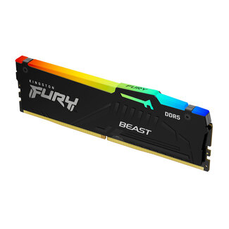 KINGSTON TECHNOLOGY Kingston Technology FURY 32GB 4800MT/s DDR5 CL38 DIMM Beast Black RGB