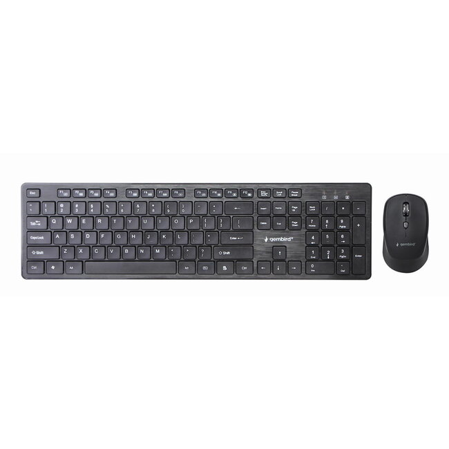 Draadloze desktop set, zwart, US-layout