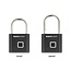 Navilock Padlock with fingerprint 75 x 45 x 13 mm black