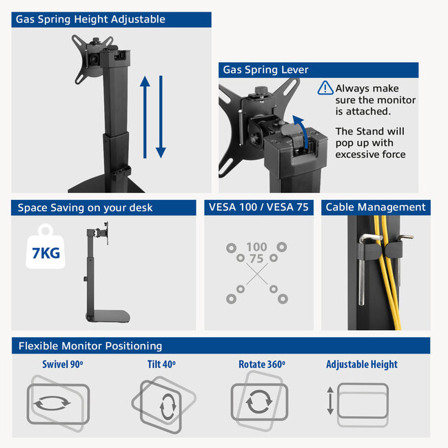 ACT Business bureaustandaard voor monitoren tot 32 inch | interactief