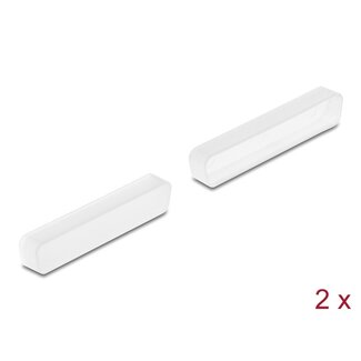 DeLOCK Delock Dust cover for D-Sub 37 male 2 pieces transparent