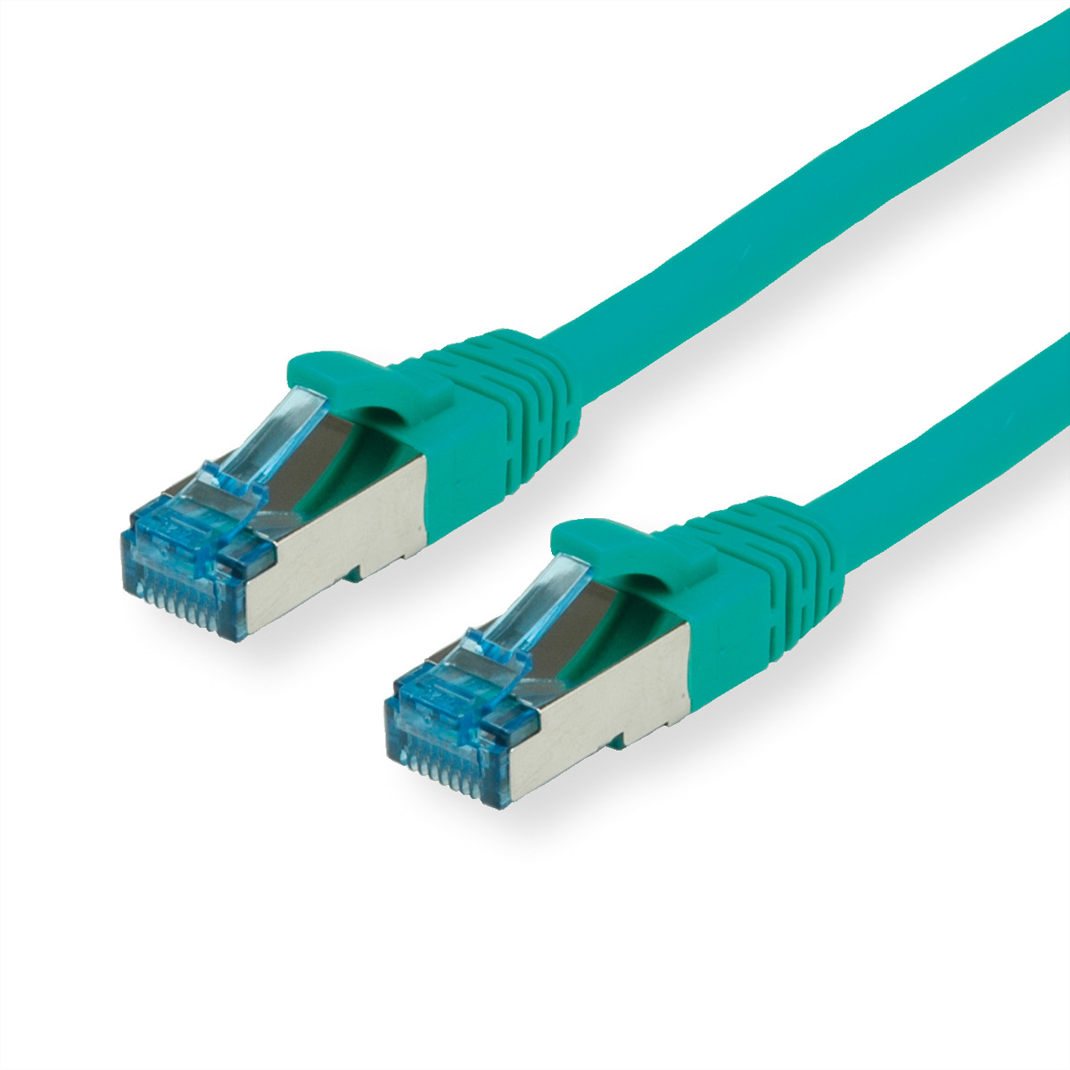 VALUE Patchkabel Kat.6A (Class EA) S/FTP (PiMF), LSOH, groen, 0,15 m