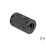 Delock Ferrit Core / Ferrit Ring for round cable 11 mm 2 pieces black