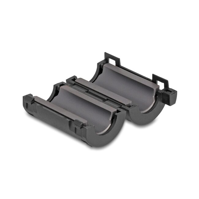 Delock Ferrit Core / Ferrit Ring for round cable 11 mm 2 pieces black