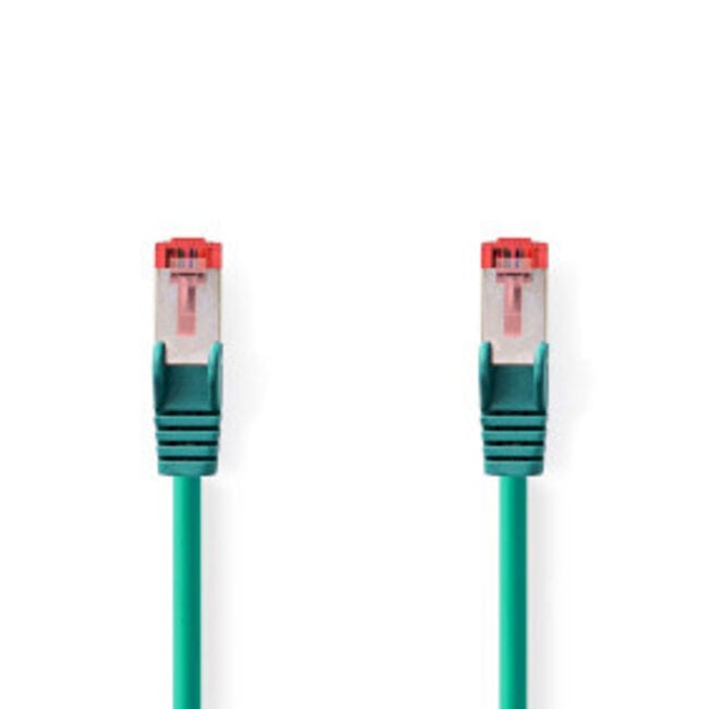 CAT6 Netwerkkabel | RJ45 Male | RJ45 Male | S/FTP | 3.00 m | Rond | LSZH | Groen | Label