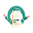 CAT6 Netwerkkabel | RJ45 Male | RJ45 Male | S/FTP | 3.00 m | Rond | LSZH | Groen | Label