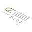 Delock 19″ Cable support rail for network cable connectors with LSA connection 24 port metal