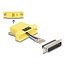 Delock D-Sub 25 pin male to RJ12 female Assembly Kit yellow
