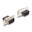 Delock D-Sub 9 pin male to RJ12 female Assembly Kit red