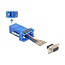 Delock D-Sub 9 pin female to RJ12 female Assembly Kit blue
