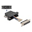 Delock D-Sub 25 pin female to RJ12 female Assembly Kit black