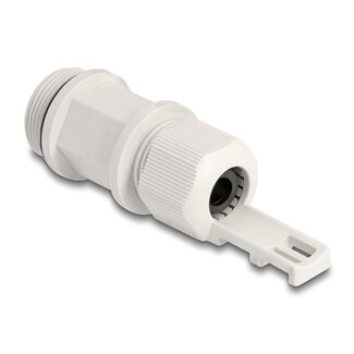 DeLOCK Delock Cable Gland M28 with cable tie fastening grey