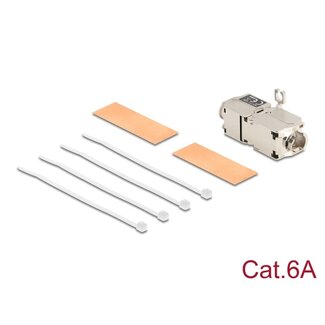 DeLOCK Delock Network Cable Connector LSA to LSA Cat.6A STP toolfree
