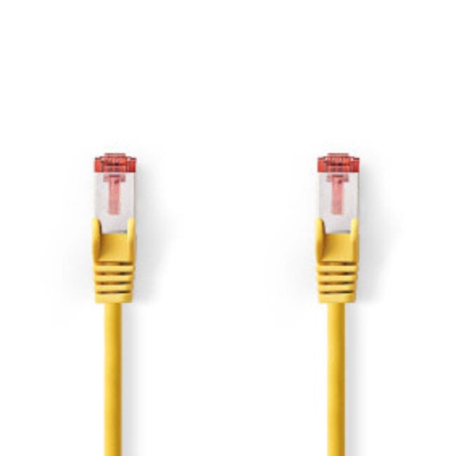 CAT6 Netwerkkabel | RJ45 Male | RJ45 Male | S/FTP | 15.0 m | Rond | LSZH | Grijs | Label