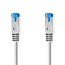 CAT6a netwerkkabel | S/FTP | RJ45 Male | RJ45 Male | 3.00 m | Snagless | Rond | LSZH | Grijs | Label