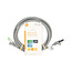 Cat 8.1 Netwerkkabel | S/FTP | RJ45 Male | RJ45 Male | 2.00 m | Rond | LSZH | Grijs | Label