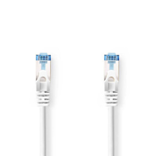 CAT6a netwerkkabel | S/FTP | RJ45 Male | RJ45 Male | 15.0 m | Snagless | Rond | LSZH | Grijs | Label