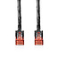 CAT6 Netwerkkabel | RJ45 Male | RJ45 Male | U/UTP | 75.0 m | Buitenshuis | Rond | PE | Zwart | Label