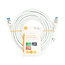 CAT6a netwerkkabel | S/FTP | RJ45 Male | RJ45 Male | 10.0 m | Snagless | Rond | LSZH | Grijs | Label