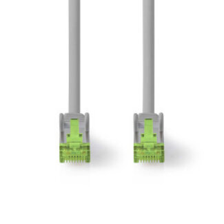 Nedis Cat 8.1 Netwerkkabel | S/FTP | RJ45 Male | RJ45 Male | 15.0 m | Rond | LSZH | Grijs | Label