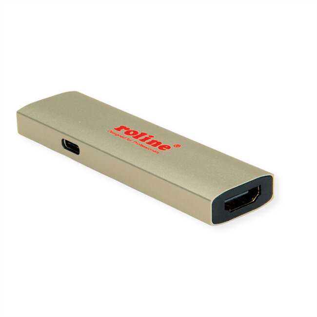 ROLINE GOLD Adapter USB Typ C - HDMI, BU/BU, PD (60W)