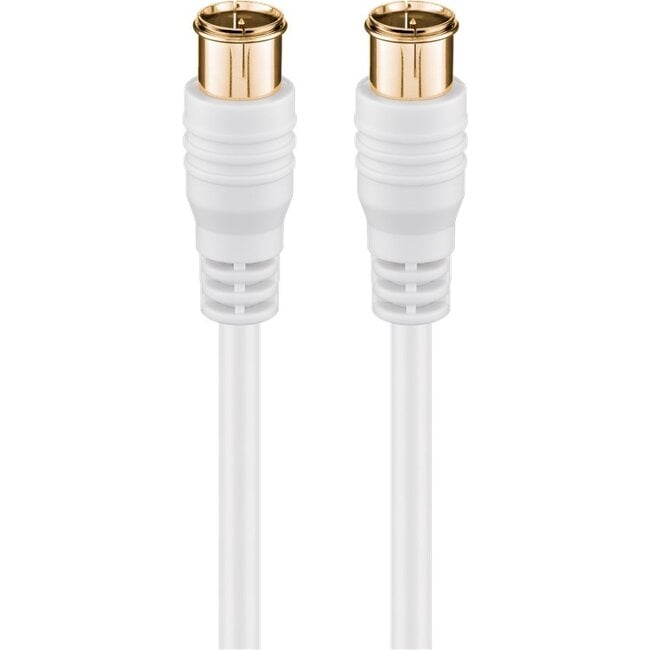 Goobay F-Quick SAT Antenna Cable (80 dB), Double Shielded 1.5 m