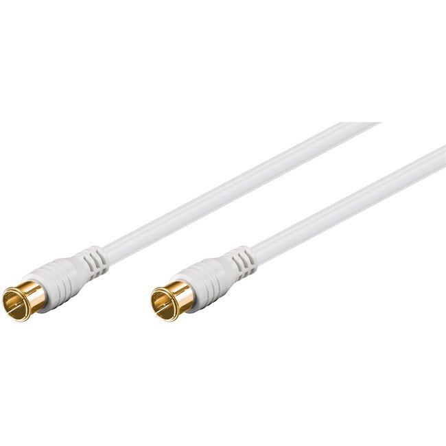 Goobay F-Quick SAT Antenna Cable (80 dB), Double Shielded 1.5 m