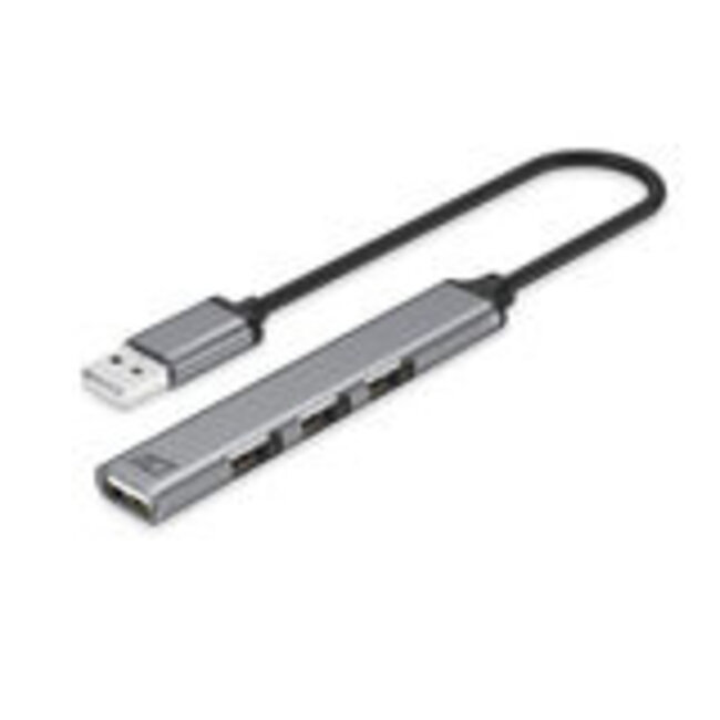 ACT USB-A hub 2.0, 4 poorts USB-A