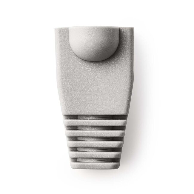 Nedis RJ45 netwerkplug huls | kabel tot 6mm | 10 stuks | grijs