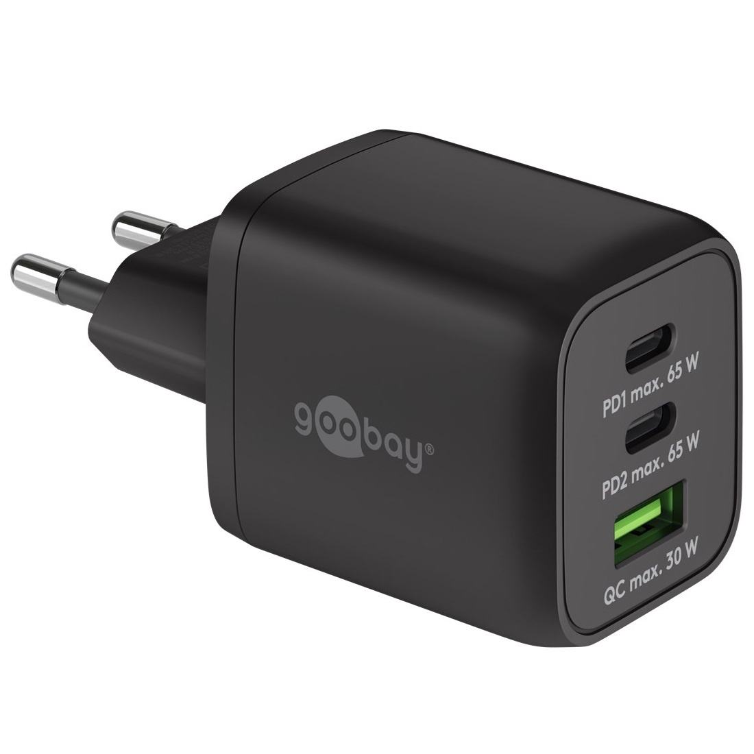 Goobay USB-C™ PD Multiport Quick Charger Nano (65 W) black |