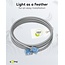 Goobay Ultra-Flexible CAT 6A Patch Cable, Slim, U/UTP, grey 3 m