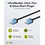 Goobay Ultra-Flexible CAT 6A Patch Cable, Slim, U/UTP, black 1 m