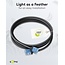 Goobay Ultra-Flexible CAT 6A Patch Cable, Slim, U/UTP, black 1 m