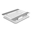 Delock Tablet and Laptop Stand Holder adjustable aluminium - 360° rotateable