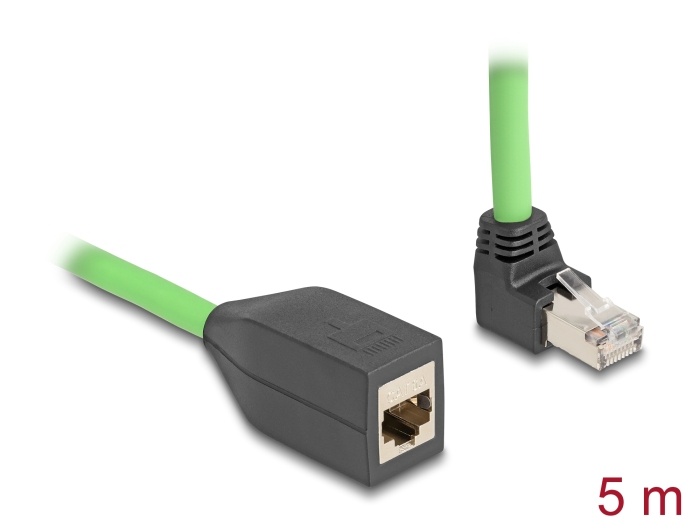 DeLOCK 80885 netwerkkabel Groen 5 m Cat6a SF/UTP (S-FTP)