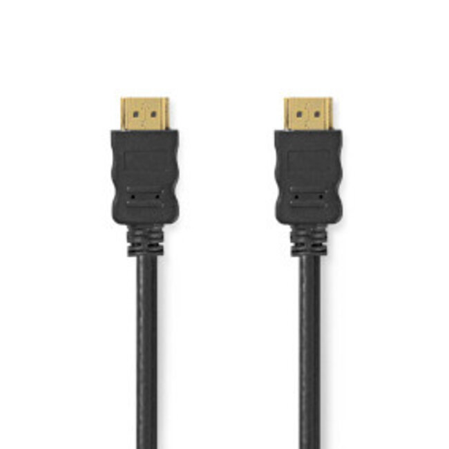 High Speed ​​HDMI™-Kabel met Ethernet | HDMI™ Connector | HDMI™ Connector | 4K@60Hz | ARC | 18 Gbps | 3.00 m | Rond | PVC | Zwart | Doos