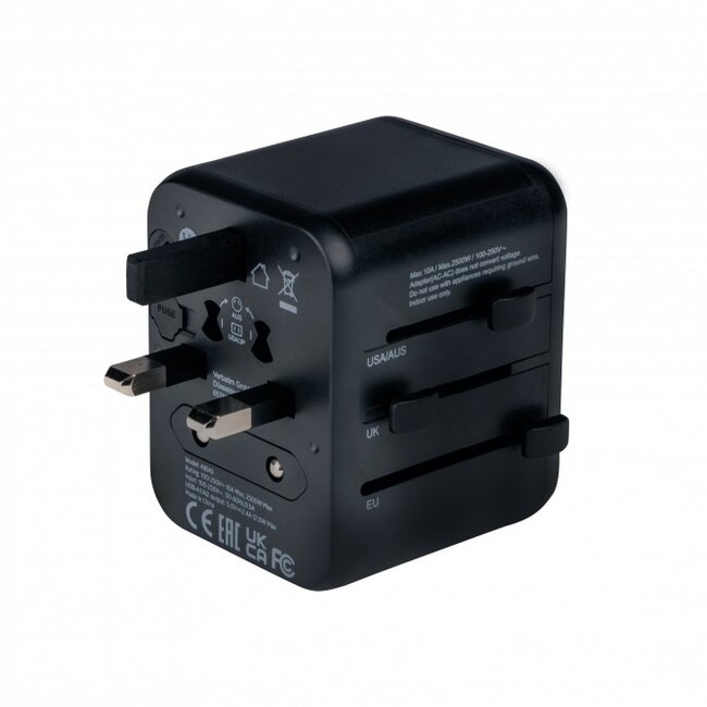 Verbatim UTA-01 universele reisadapter | 2x USB-A | 12W
