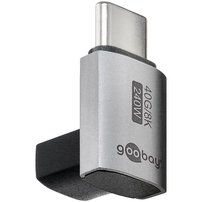 Goobay USB-C™ Adapter Vertical 90° Rotated, USB4™