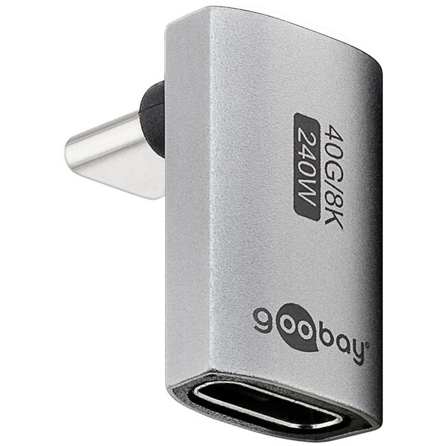 Goobay USB-C™ Adapter Vertical 90° Short, USB4™