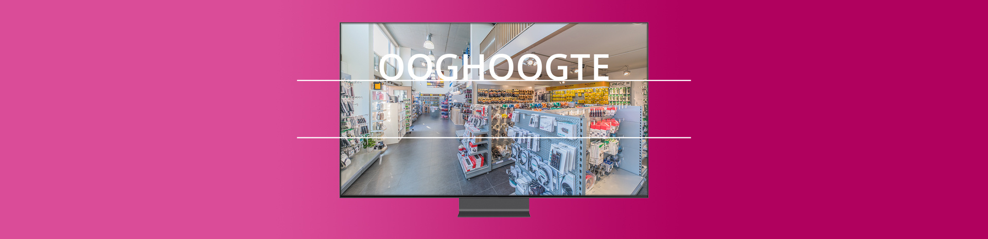 Ooghoogte kijkhoek