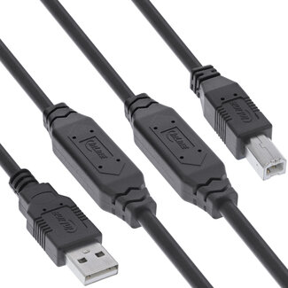 InLine® InLine® USB 2.0 active cable, USB-A male to USB-B male, 25m