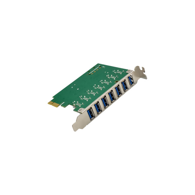 InLine® USB-A 3.2 Gen.1 7 Port Host Controller PCIe, SATA Power
