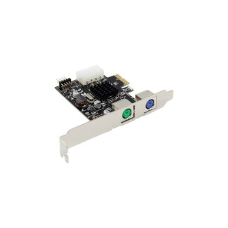 InLine® InLine® Interface Card, 2x PS/2, USB header connector, PCIe (PCI-Express)