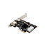 InLine® Interface Card, 2x PS/2, USB header connector, PCIe (PCI-Express)