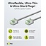 Goobay Ultra-Flexible CAT 8.1 Patch Cable, Slim, U/FTP, grey 0.15 m