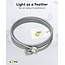 Goobay Ultra-Flexible CAT 8.1 Patch Cable, Slim, U/FTP, grey 0.15 m