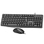 InLine® Basic Desktop II, keyboard-mouse set, USB cable, standard DE layout, optical 1200dpi, black