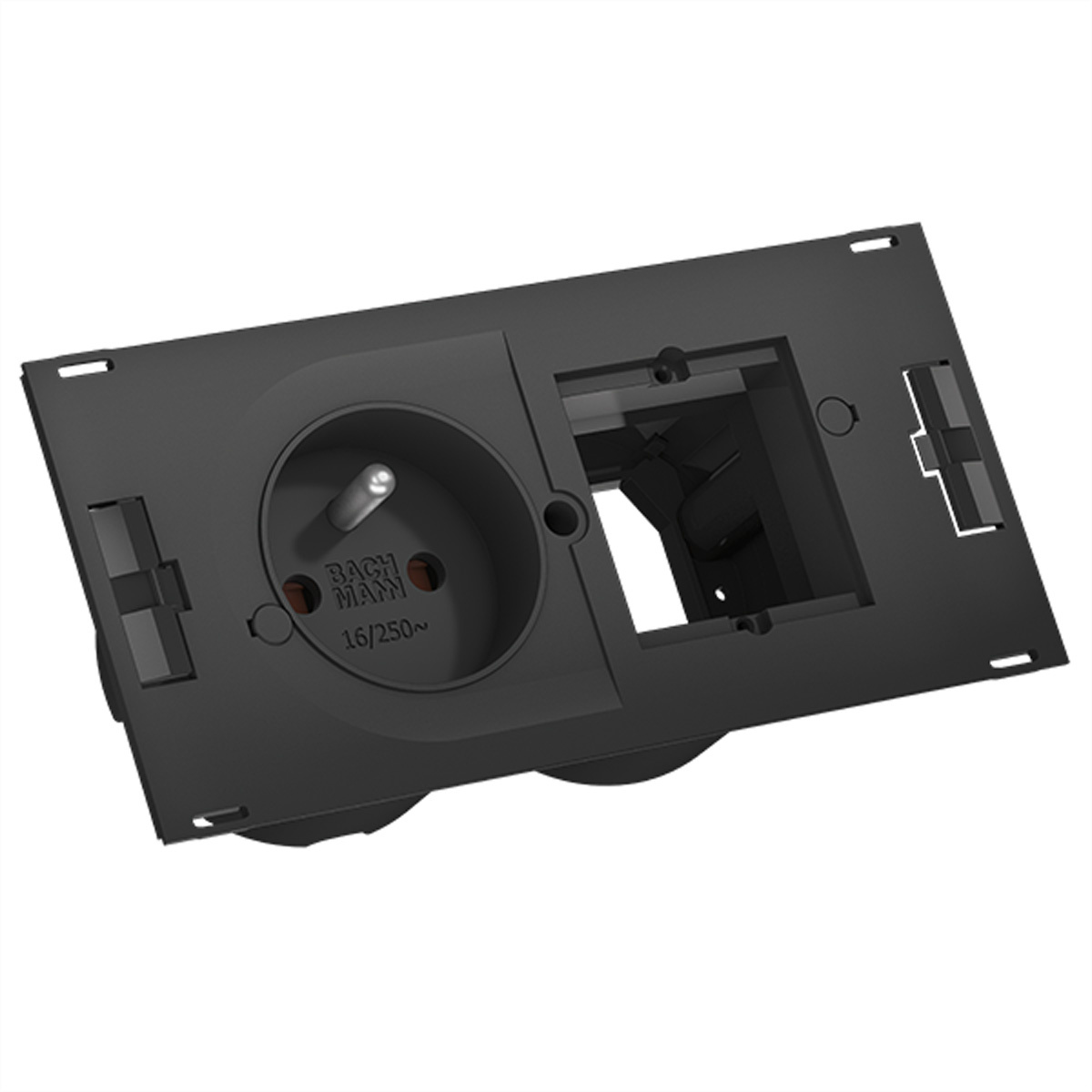 929.032 - Socket outlet strip black 929.032