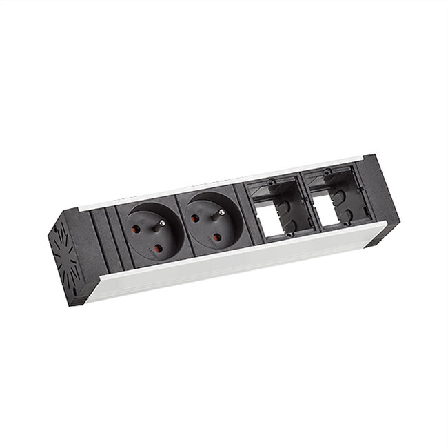 BACHMANN VENID 2xUTE 2xCM voeding 0,2m GST18 zwart