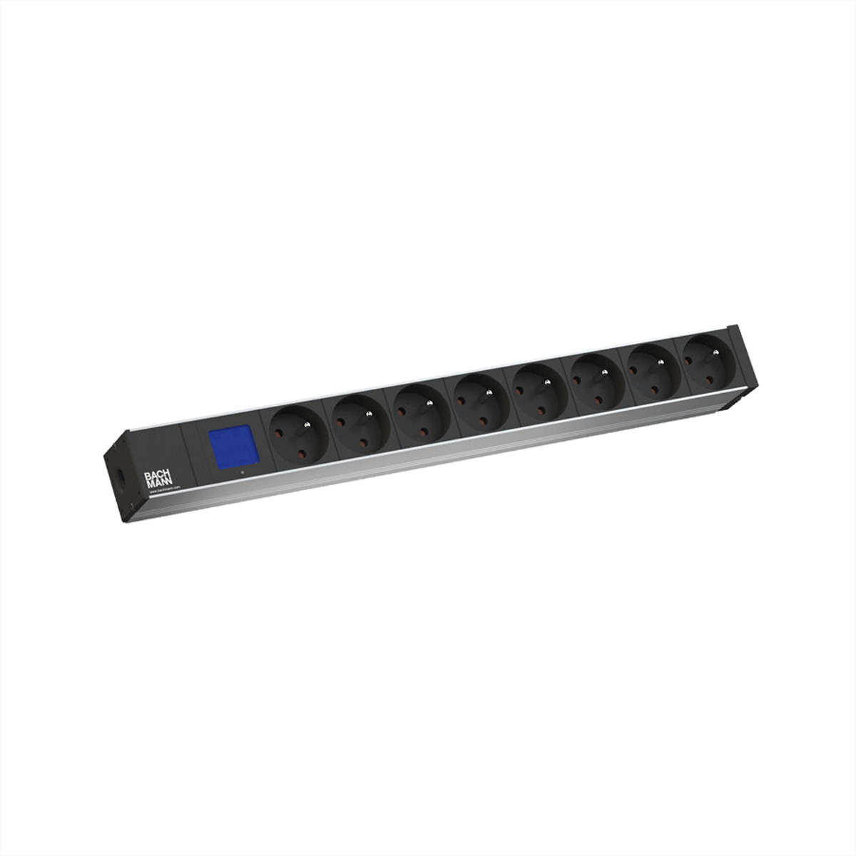 Bachmann BlueNet BN0500 energiedistributie 8 AC-uitgang(en) Zwart
